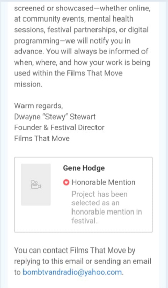 نامه رسمی و تاییدیه جشنواره جامائیکا